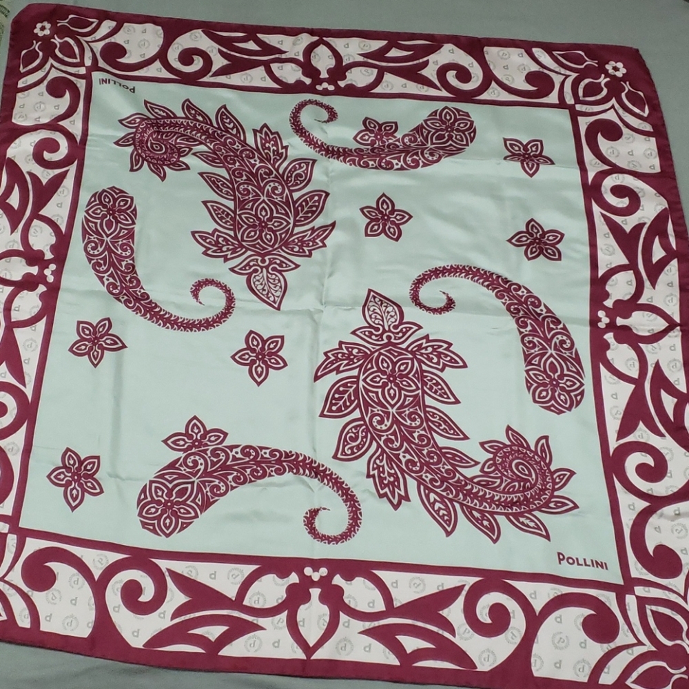 Pollini 100% silk scarf